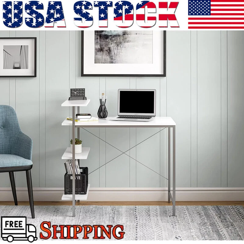 Side storage outlet desk mainstays
