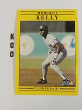 1991 Fleer MLB Baseball New York Yankees #668 Roberto Kelly