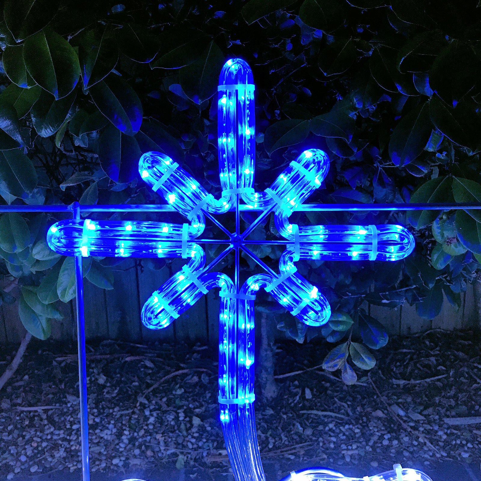 Merry Christmas Santa LED Motif 3.25mx1.2m Animated Rope Light Large