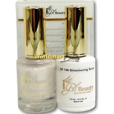 IGel Beauty Gel Nail Polish 0.5oz Gel DUO DD146- SHIMMERING SNOW