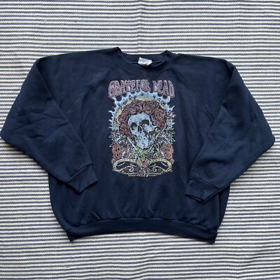 Vintage Grateful Dead - Fruit Of The Loom Sweater / Pulli - XXL - Baumwollmix
