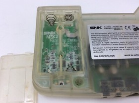 Neo Geo Pocket Color SNK Console Crystal White