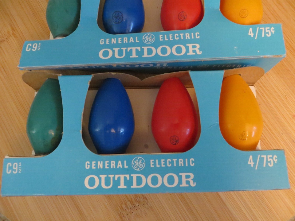 Vintage Christmas Tree Medium String Lights New C9 1/2 Replacement