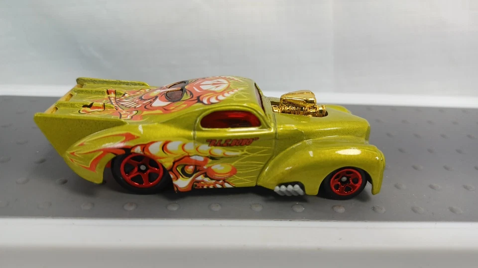 Hot Wheels Crazed Clowns II '41 Willys verde lima fundido a presión Foto 3 de 4