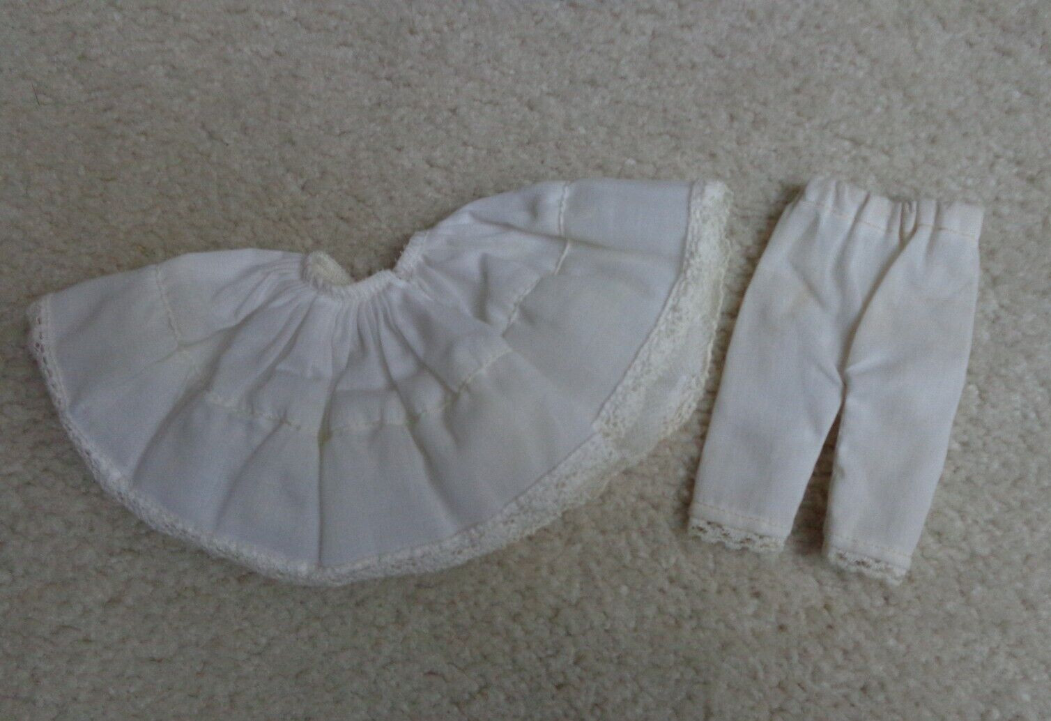 Lot Doll White Underclothes Undergarments Skirts Trousers Petticoat 8" - 18" GUC