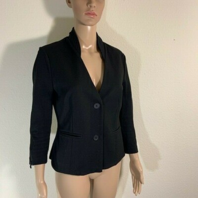 T Alexander Wang Black Blazer 2 Button Jacket Size Small S