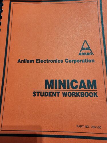Lote de 2- Manual de programación de minicámara Anilam y libro de trabajo para estudiantes - Imagen 3 de 3