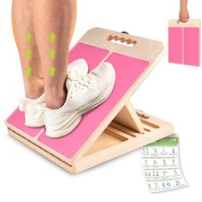 Slant Board for Calf Stretching, Adjustable Portable Wooden Incline Board for...
