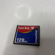 128MB SanDisk Standard CF Memory Card CompactFlash