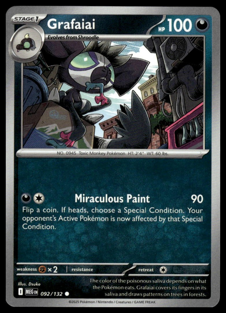 ME01: Mega Evolution #092/132 Grafaiai