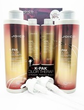 Joico K-PAK Color Therapy Shampoo  Conditioner Liter Duo  PUMPS New Pack