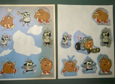 Vintage Hallmark 1983 Rainbow Brite Murky  Lurky Stickers Purple