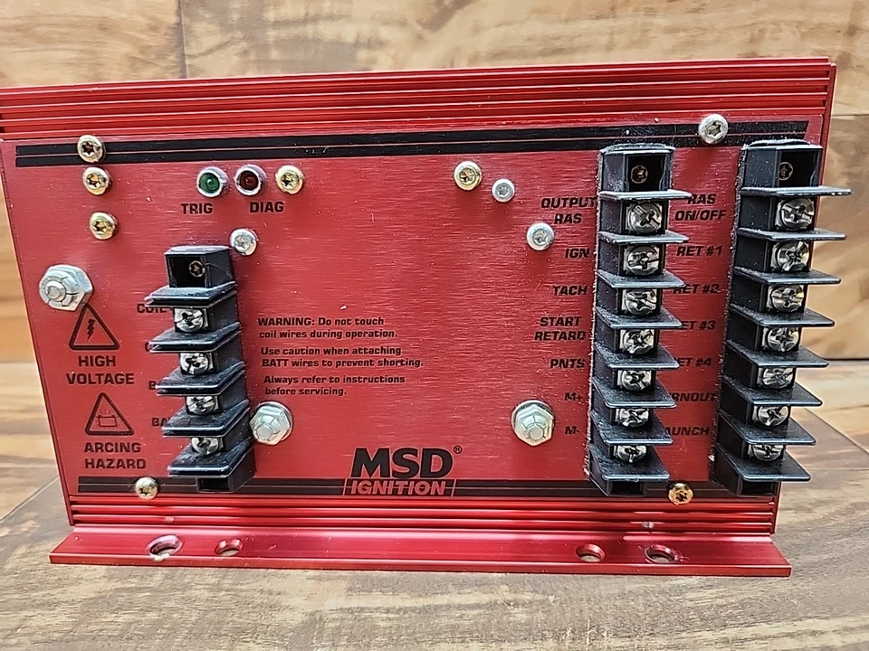 MSD 7330 7AL-3 CD Ignition Box W/Limiter & 4)Retard, Analog, 570V, 12-18 Volt - Image 3 of 4