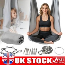 Aerial Yoga Hammock Set with Fittings Swing Hammock Swing 200kg Load Capacity UK