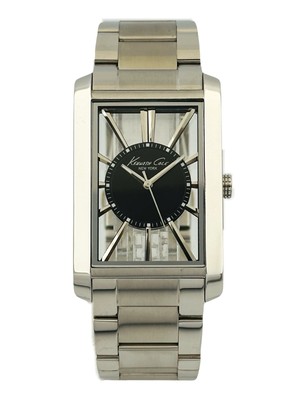 Kenneth Cole KC3995 Men's Transparent Dial Black Middle Stainless