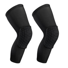 2 Pack Basketball Knee Pads Honeycomb Compression Sleeves EVA Anti Collision