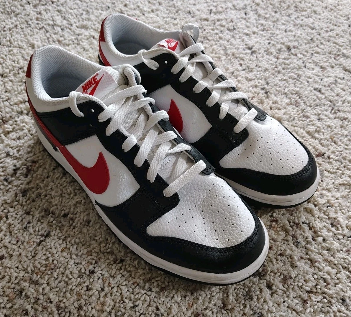 Nike Dunk Low White Black Red - огромный выбор по лучшим ценам | eBay