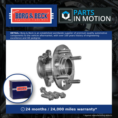 Wheel Bearing Kit Rear BWK1503 Borg & Beck 527500U000 527501R000 527501Y100 New