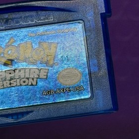Pokemon Sapphire Version GBA [Authentic &ndash; New Battery] Gameboy Advance Cartridge