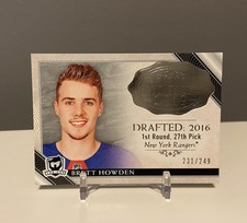 2018-19 UD The Cup Brett Howden Rookie Class Of 2019 231/249
