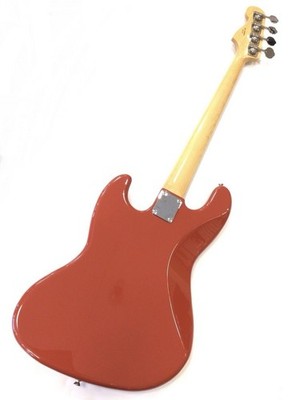 Fender Made in Japan Traditional 60s Jazz Bass Fiesta Red Electric