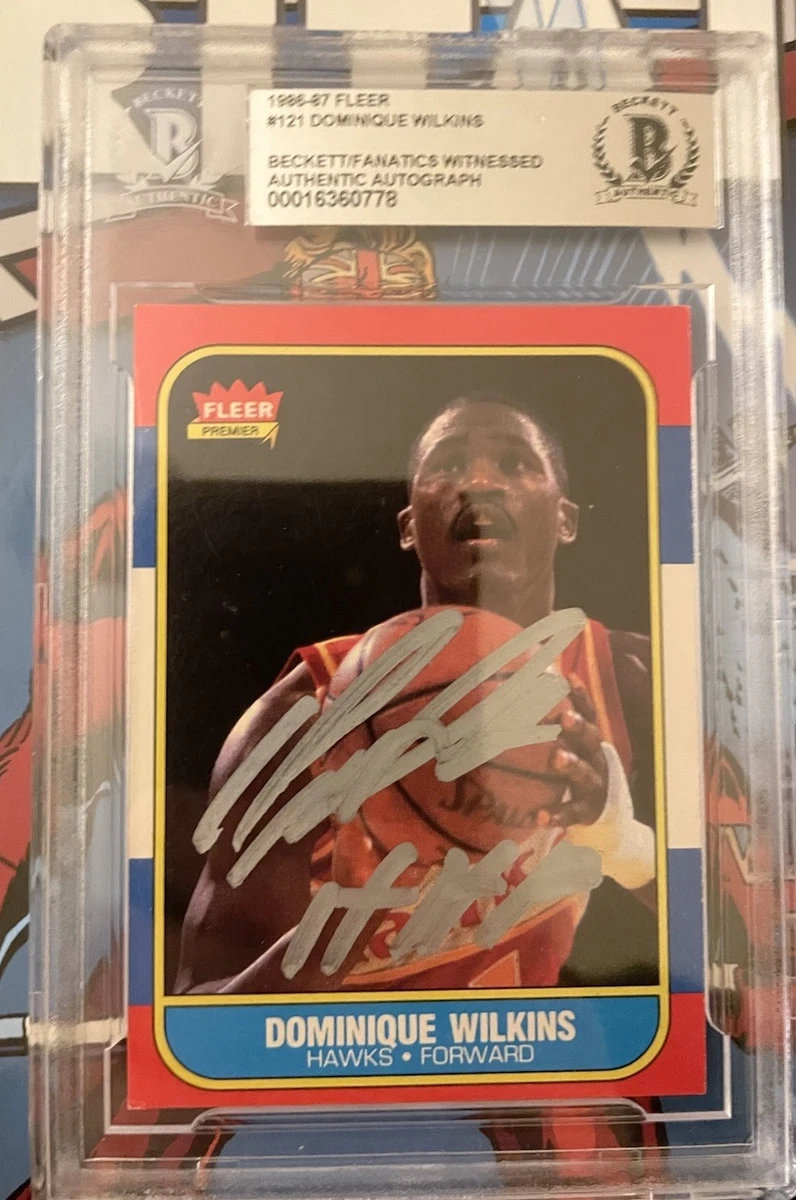 Fleer Dominique Wilkins Basketball Rookie Sports Trading Cards &  Accessories for sale | eBay