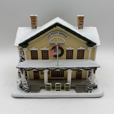 Vintage John Deere Hawthorne Village Light Up Deer Creek Post Office 2004 91482
