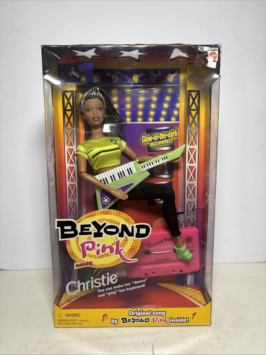 【未使用限定希少品】 GENIUS バース2001C&S Barbie Beyond Pink Christie African American Doll 1998 Mattel