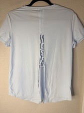 Halara Light Blue Soft Women s Short Sleeve A...