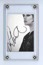 Lea Michele Autographed Trading Card Sized Signed Cut ACOA