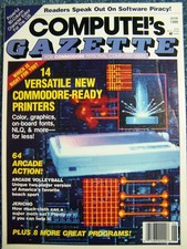 Compute  s Gazette magazine for Commodore Computers - June 1988