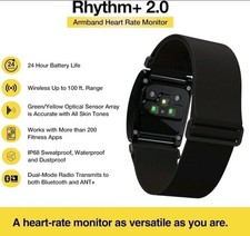Scosche Rhythm R 2.0: Advanced Waterproof  Dustproof Heart Rate Monitor Armband