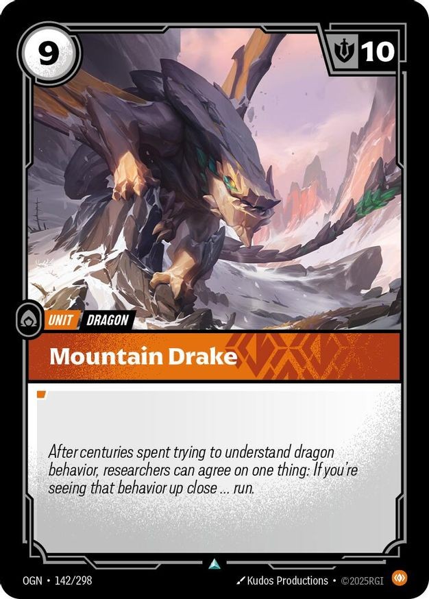 Riftbound Mountain Drake (142/352) Origins NM