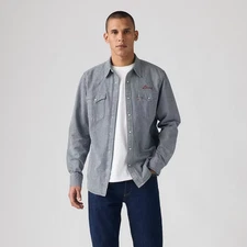 Levi's Men's Western Standard Fit Long Sleeve Button-Down Shirt -