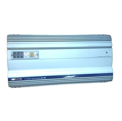 ALPINE MRV-1505 パワーアンプ Alpine MRV-1505 Car Amplifier 2Ch 600W High Power V12 RCA Vintage
