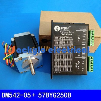 Stepper Motor 3A 8MM for Mill Cut CNC Engraving Machine DM542-05 + 57BYGH311-01