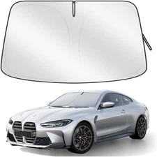 Car Windshield Sun Shade, 300T Thickened L (57 × 31), L(57" × 31") 