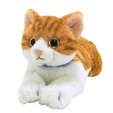 Sun Lemon Knee Cat Chashiro S 15×36×13cm Stuffed Animal P-7822
