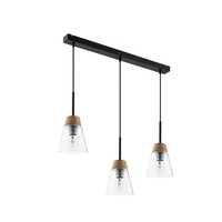 Stylische HäNgelampe Aravae Glas Schirm 3 Pendel Leuchte Esstisch KüChe