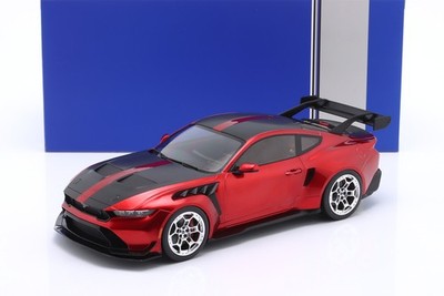 Ford Mustang GTD Baujahr 2025 rot / schwarz 1:18 Ixo