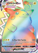 Pikachu VMax Vivid Voltage 2020 Pokemon Card Sticker
