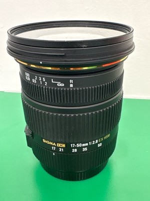 SIGMA 17-50MM 1:2.8 EX DC OS HSM LENS FOR CANON - EX CONDITION! (E17000176)