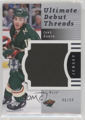 2017-18 Upper Deck Ultimate Collection 40/99 Luke Kunin #RDT-LK Rookie RC 0cv