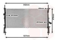 Van Wezel KüHler, MotorküHlung 18002405 FüR Ford