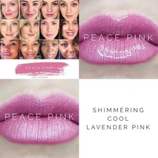 LipSense Peace Pink  Long Lasting Liquid Color Full Size NEW Lavender PINK