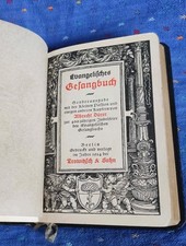 antiquarisches Ev. Gesangbuch von 1924, mit Kupferstichen von Dürer 
