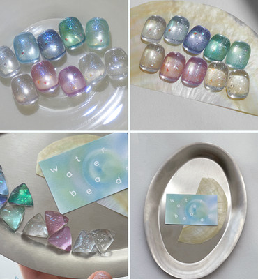 From The Nail Waterbeads Magnet & Glitter Gel Polish Collection K-Beauty