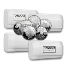1 oz Silver Round - Secondary Market - Lot of 5 .999 Silver Random Brand