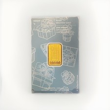 Happy Birthday 5g Gold Bullion Minted BarBullion | 999.9 Fine Gold 4102.55 per troy oz