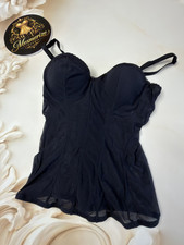 Nice black mesh padded underwires Lingerie top Camisole size S cup A
